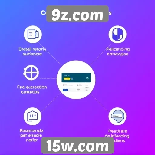 Características da interface do usuário do 9z.com